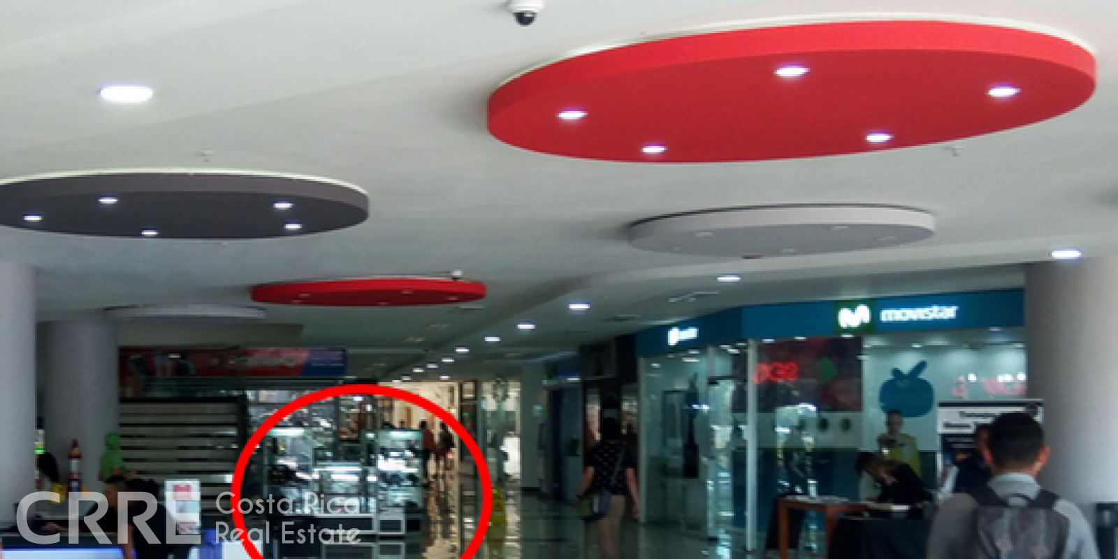 Vista desde la entrada del Mall